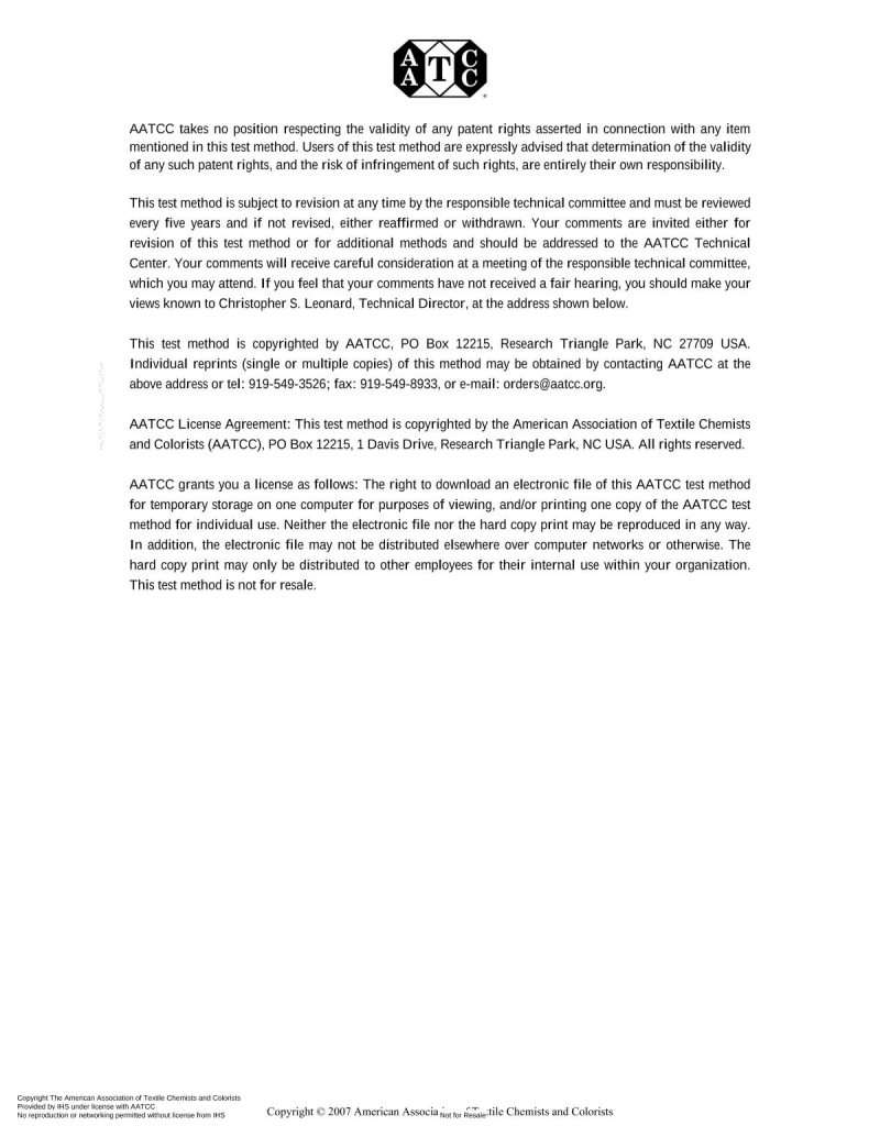 AATCC TM186-2006紫外線老化試驗箱國際標準